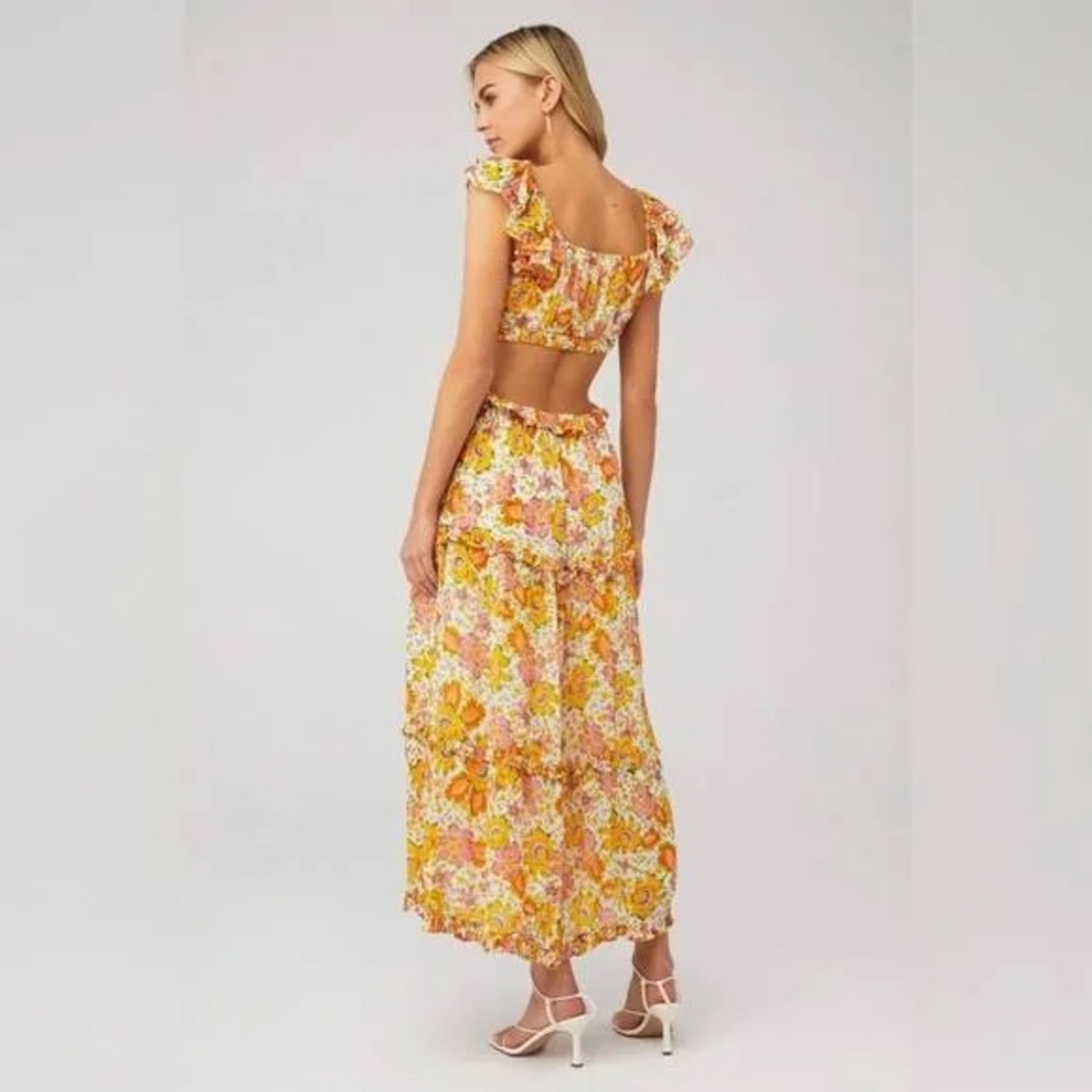 Cleobella Women's Floral Print Ruffle Clara Dress
